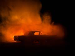 In Berdyansk, the car of a local Gauleiter exploded