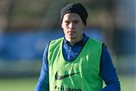Mudrik spent the first training in Chelsea