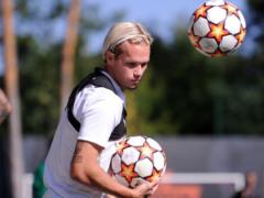 Mudrik had his first training session at Chelsea