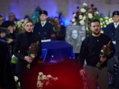 Украина теряет лучших: Зеленский на церемонии прощания с погибшими сотрудниками МВД