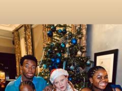 The Madonna ruled the evening until the National Day of the named Donka, she showed a rare photo of her children