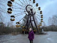 Host Konstantin Grubich shocked with footage of what the Russian invaders turned the Chernobyl zone into