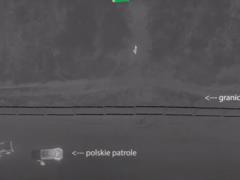Migrants threw stones at Polish border guards from Belarus