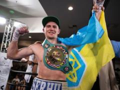 The Ukrainian boxer won the 22nd victory by knockout and defended the champion title
