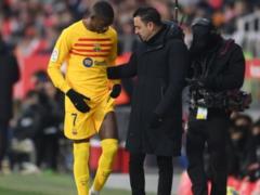Dembele, having overcome the m yazov injury in the derby against Girona and the risk, miss the zustrich against Manchester Unite