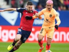 Atletico wins minimal victory over Osasuna