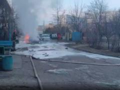 В Энергодаре утром взорвался автомобиль местного коллаборанта