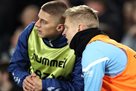 Zinchenko and Mykolenko play from the first half of the match Everton - Arsenal