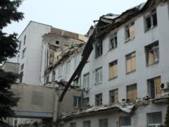 In Kharkov, a rocket hit the building of Beketov University: the rector spoke about the destruction