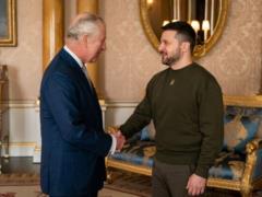 Zelensky met with British King Charles III