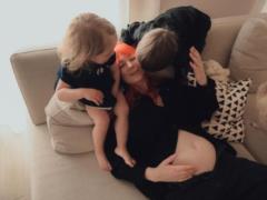 Svetlana Tarabarova remembered how older children found out about her third pregnancy