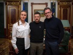 Oscar-winning director Khazanavitchus rose secret, a kind of gift for Zelensky