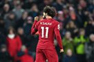 Salah taking part in 100 goals in the Premier League at one stadium