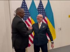 Reznikov and Austin have already arrived at the Ramstein meeting