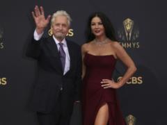 Catherine Zeta-Jones admired the video, as Michael Douglas and children come off in a nightclub
