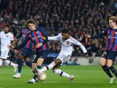 Barcelona and Manchester United in a crazy match played out