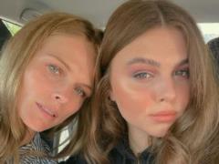 Olga Freimut showed her adult daughter and tenderly congratulated her on her birthday:  