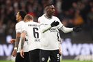 Einatracht Frankfurt did not experience problems in the match with Werder Bremen