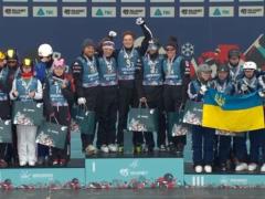 Сборная Украины по лыжной акробатике завоевала медаль чемпионата мира