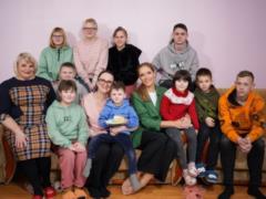 Katerina Osadcha showed a booth for orphans, for which she took pennies