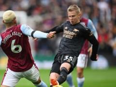 Zinchenko - captain of Arsenal for the match against Leicester