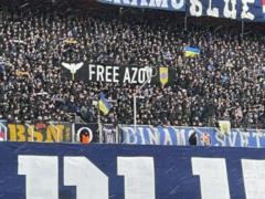 Croatian fans during the match supported the captured defenders of Azovstal: powerful video