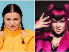 alyona alyona lit up in a duet with the winner of Eurovision 2018 Netta Barzilai
