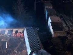 Passenger and freight trains collide in Greek Thessaloniki: there are victims