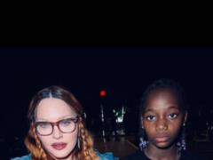 Madonna showed older children on rare nights from the rehearsal of the light tour