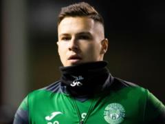 Kukharevich scoring for Hibernian in the first match after injury