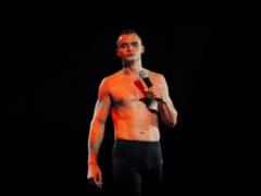 Comedian Schegel after the escape  