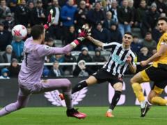 Newcastle having interrupted the streak without a hitch by beating Wolverhampton
