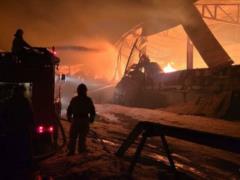 Two more large warehouses burned down in Russia - in the occupied Simferopol and in the Urals
