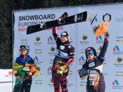 19-year-old Ukrainian woman chose the medal of the European Cup in snowboarding