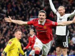 Manchester United scoring a volley win over Fulgham in the match against Trioma Chervonimi