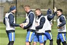 The national team of Ukraine continued preparations for the match against England