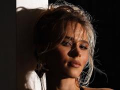 Anna Koshmal in a spicy swimsuit stunned with a slender figure