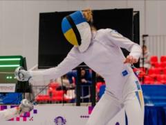 In China, Ukrainian epee fencers were forbidden to unfurl a banner about athletes killed by Russia