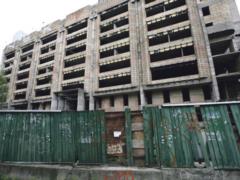 Construction collapsed in Ukraine