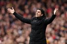 Arteta: After the last thing with Klopp at Anfield, we had the biggest moment of the match, and we could have won