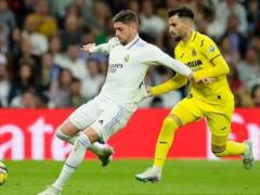 A Real Madrid player hit a Villarreal player in the face in the parking lot after the match