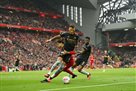 Liverpool scored 19 shots on goal from between free kicks - the anti-record for Arsenal in the 2003/04 season