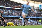 Goland s double double helped Manchester City win against Leicester