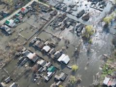 В нескольких областях объявлен красный уровень опасности из-за паводков