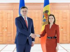Culeba met with President Maia Sandu in Moldova