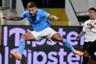 Immobile turned to face Lazio attack for the match against Inter