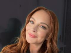 36-year-old Lindsay Lohan was fascinated by the photo, where she showed a considerable rounded tummy