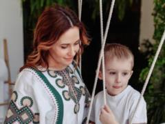 Natalka Denisenko fell ill with a 5-year-old syn:  