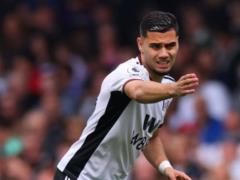 Andres Pereira with broken ankle