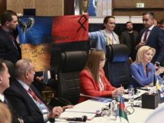 Ukrainians and Russians fought at the summit in Turkey